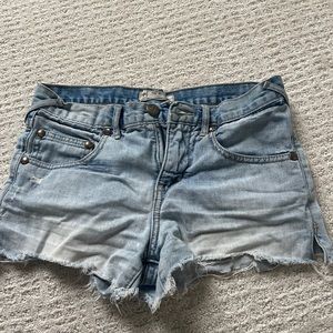 Free People Denim Shorts